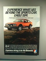 1981 AMC Eagle SX/4 Car Ad - Beyond Sports Car! - $18.49