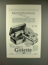 1925 Gillette Bostonian Razor Ad - Comfort, Speed - $18.49