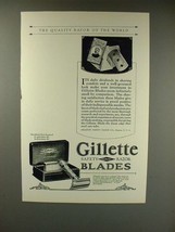 1925 Gillette New Standard Razor Ad - Quality Razor of the World! - $18.49
