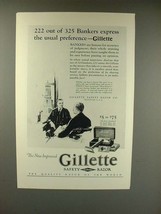 1926 Gillette New Standard Razor Ad - Bankers Express - $18.49