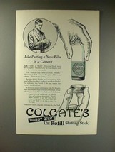 1923 Colgate's Shaving Stick Ad - Like New Film - $18.49
