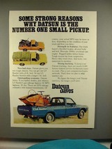 1976 Datsun Li'l Hustler Truck Ad - Strong Reasons! - $18.49