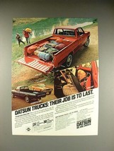 1979 Datsun King Cab & Li'l Hustler Truck Ad! - $18.49