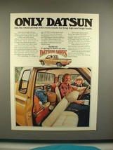 1976 Datsun King Cab Pickup Truck Ad - Only Datsun! - $18.49