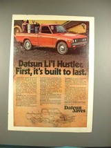 1975 Datsun Li'l Hustler. First, it's built to last - $18.49