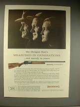 1963 Browning Automatic-5 Shotgun Ad - In Generations - $18.49