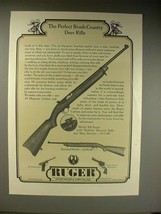 1963 Ruger RS Rifle Ad - Brush-Country Deer - $18.49