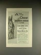 1899 Hamburg-American Line Cruise Ad - Trip to Orient - £14.48 GBP