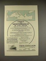 1923 Thos. Cook &amp; Son Belgenland Cruise Ship Ad! - £14.48 GBP