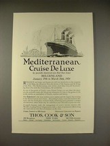 1923 Thos. Cook &amp; Son Belgenland Cruise Ship Ad - Mediterranean - £13.82 GBP