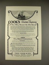 1926 Thos. Cook &amp; Son Cruise Ad - Franconia, Homeric - Supreme - £13.82 GBP