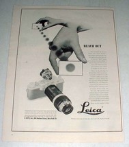 1947 Leica Camera &amp; 127mm f/4.5 Lens Ad - Reach Out - £14.72 GBP