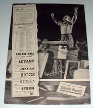 1948 Columbia Records Ad w/ Eugene Ormandy! - $18.49