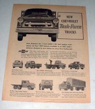 1955 Chevrolet Truck Ad - Task-Force Trucks! - $18.49