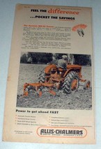 1955 Allis-Chalmers WD-45 Tractor Ad - Feel Difference - $18.49