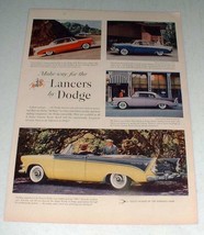 1956 Dodge Lancer Car Ad - Coronet, Custom Royal - £14.54 GBP