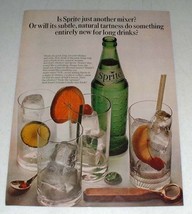 1964 Sprite Soda Ad - Subtle Natural Tartness - £14.78 GBP