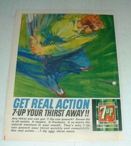 1964 7-Up Soda Ad - 7-up Your Thirst Away - $18.49