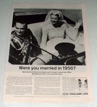 1964 New England Life Ad, Prince Ranier, Grace Kelly - £14.50 GBP