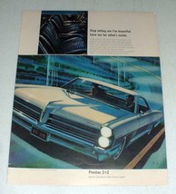 1965 Pontiac 2+2 Car Ad - Love What's Inside - $18.49