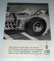 1964 Champion Spark Plugs Ad w/ Bobby Vodnik - £14.76 GBP