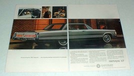 1967 2-pg Chrysler Imperial LeBaron Car Ad - Prestige! - £14.45 GBP