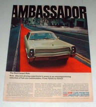 1967 American Motors Ambassador 990 Sedan Car Ad! - £14.74 GBP