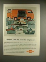 1966 Chevrolet Chevy-Van Ad - Customize Low-Cost - £14.54 GBP