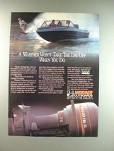 1986 Mariner Outboard Motor Ad - Won&#39;t Take Day Off - £14.49 GBP