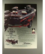 1990 Fisher Marsh Hawk 3V Boat Ad - Run Number One - £14.55 GBP
