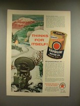 1956 Texaco Havoline Oil Ad - Counter-Mortar Radar - $18.49