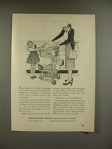 1956 Massachusetts Mutual Ad - Norman Rockwell - Every Time - £14.48 GBP