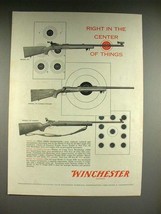 1958 Winchester Model 52, 70, 75 Target Rifle Ad! - $18.49