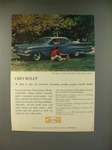 1959 Chevrolet Impala 2-Door Sport Coupe Car Ad! - £14.78 GBP