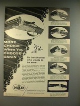 1959 Dakin Shotgun Ad - More Choice! - $18.49