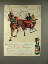 1960 7-up Soda Ad - Trot Out Seven-Up Everyone! - $18.49