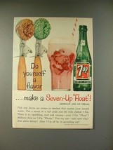 1961 7-up Soda Ad - Do Yourself a Flavor! - $18.49