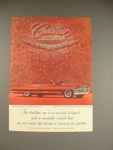 1961 Cadillac Convertible Car Ad - Soundly Designed! - $18.49
