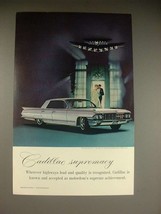 1961 Cadillac Sedan de Ville Car Ad - Supremacy! - £15.01 GBP