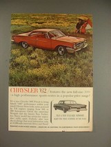 1962 Red Chrysler 300 Car Ad! - £14.78 GBP
