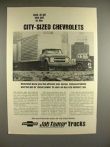 1968 Chevrolet Truck Ad - City-Sized Chevrolets - $18.49