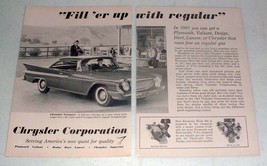 1961 Chrysler Newport Car Ad - Fill &#39;er Up! - £14.55 GBP