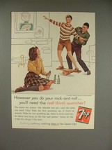 1960 7-up Soda Ad - However You Rock-and-Roll - $18.49