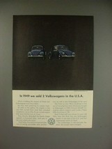 1961 Volkswagen VW Bug Beetle Ad - 1949 We Sold 2 - £14.65 GBP