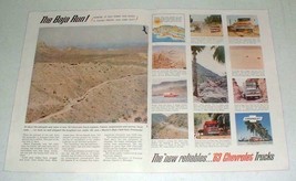 1963 Chevrolet Truck Ad - The Baja Run! - $18.49