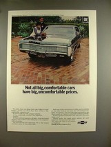 1969 Chevy Caprice Car Ad: OJ Simpson & Wife Marquerite - $18.49