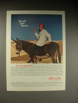 1963 Sands Hotel Ad w/ Danny Thomas - Off Your Burro! - £14.53 GBP