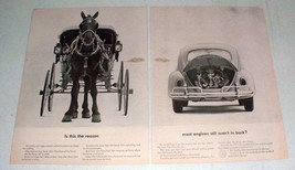 1963 Vollkswagen VW Bug Beetle Ad - Is This the Reason? - £14.65 GBP