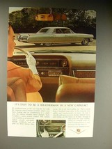 1964 Cadillac Car Ad - Easy to be a Weatherman - $18.49