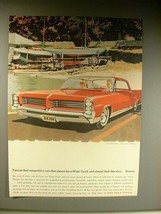 1964 Pontiac Bonneville Car Ad - Almost Look As Nice - $18.49